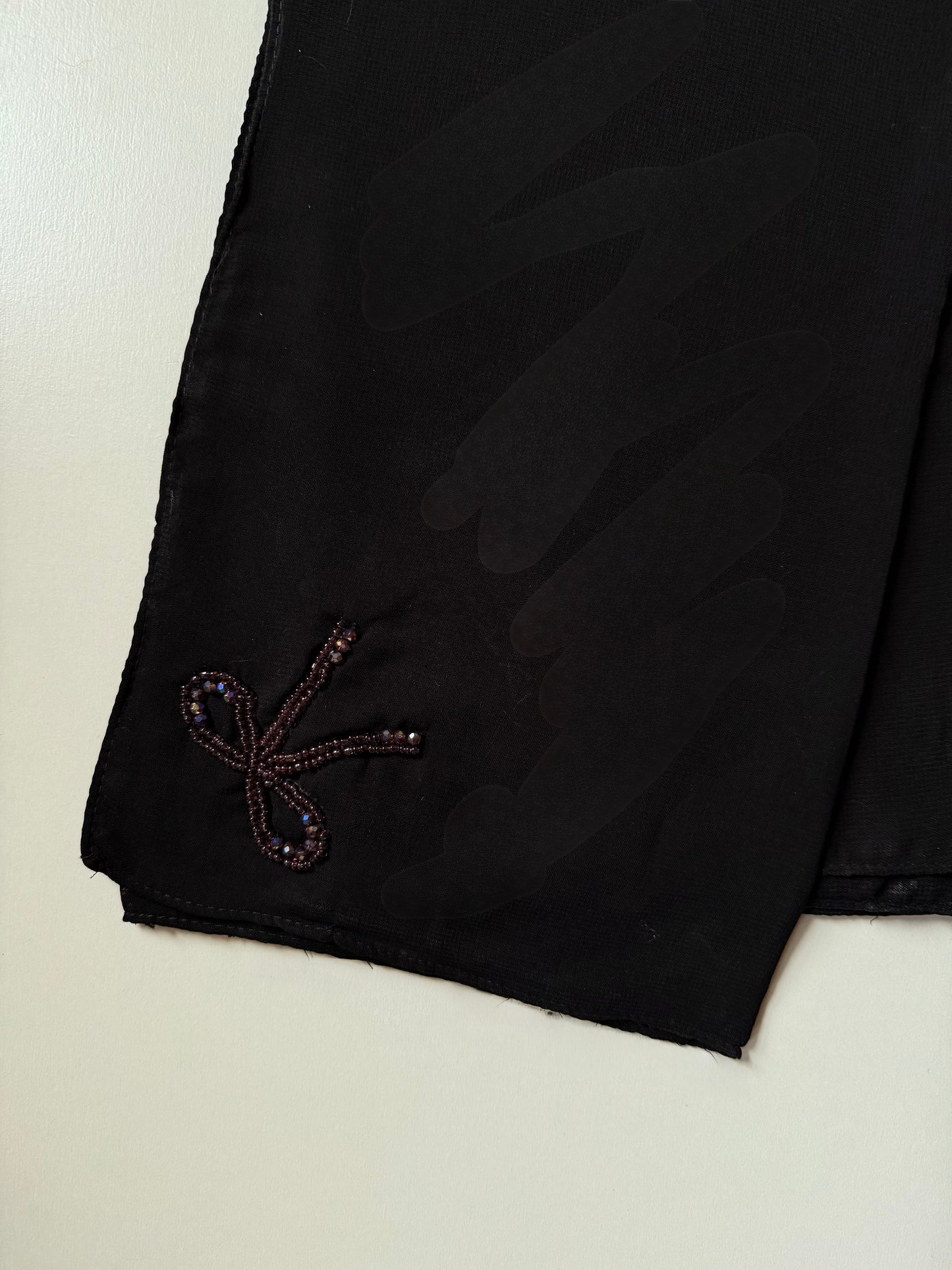 Bow Abaya in Berry