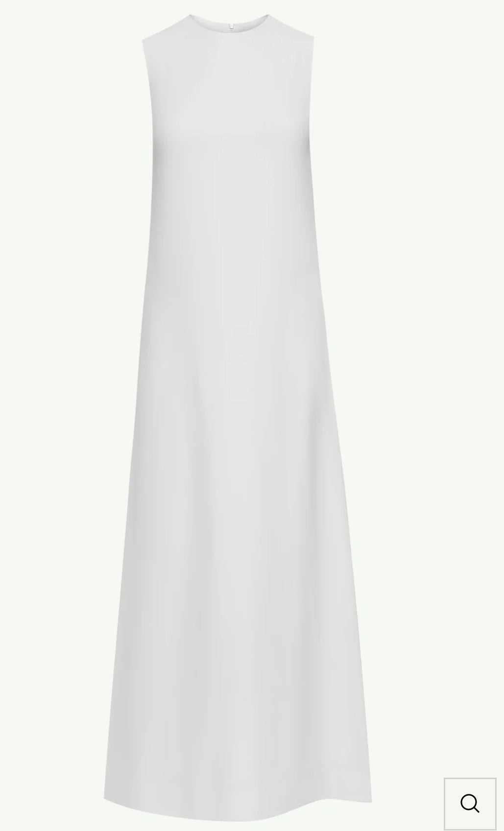 White Sleeveless Maxi Slip Dress